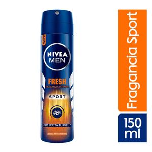 Nivea Men Fresh Sport Aerosol Antitranspirante - Frasco 150 ml