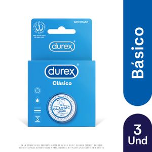 Durex Clásico Preservativos - Caja 3 und