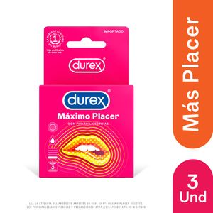 Durex Máximo Placer Preservativos - Caja 3 und