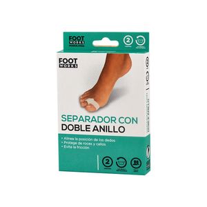 Foot Works Separador de Dedos Doble Anillo - Caja 2 und