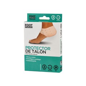 Foot Works Protector de Talón de silicona - Caja 2 und