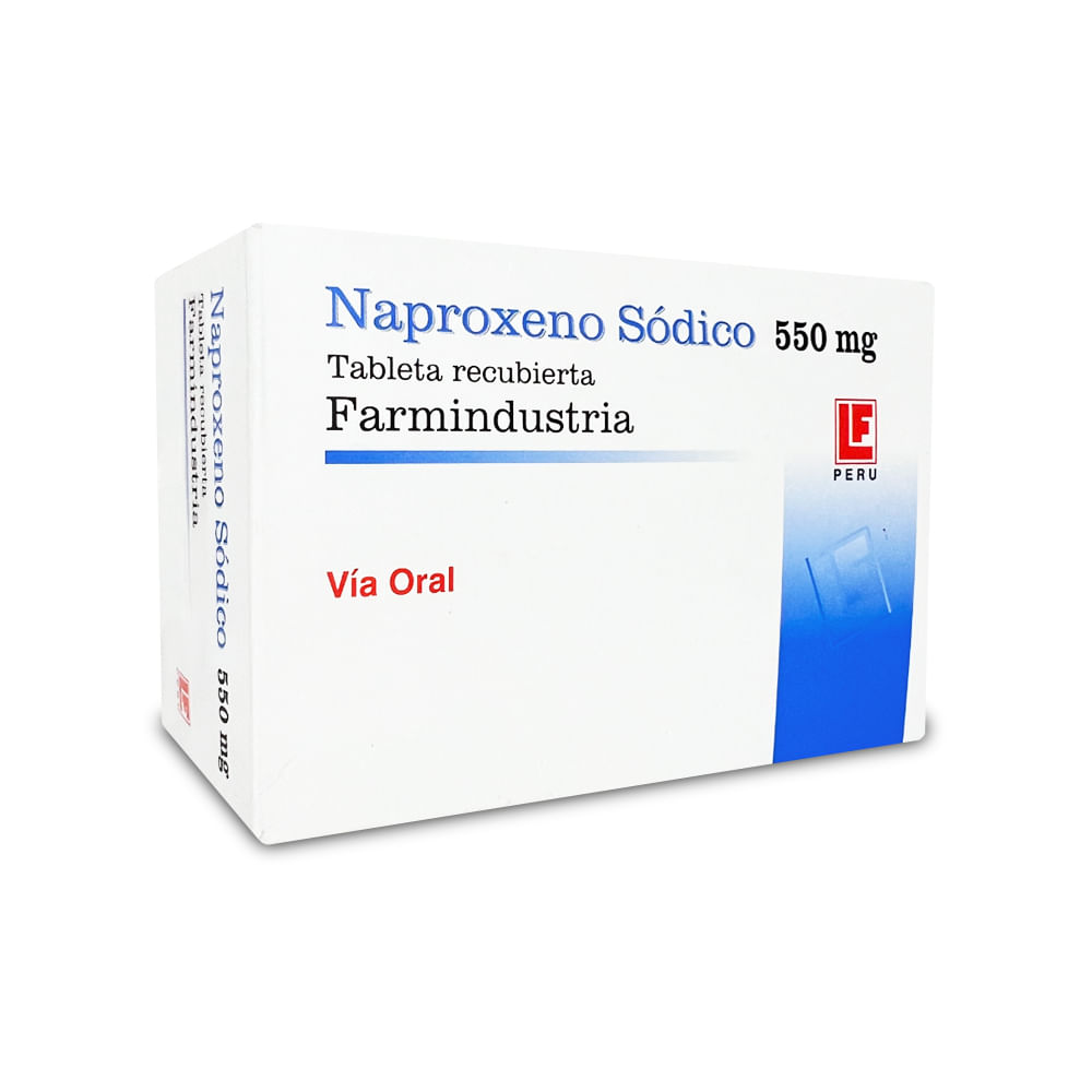 Naproxeno Sódico 550 mg FI Tabletas 10 und, image size:1000x1000