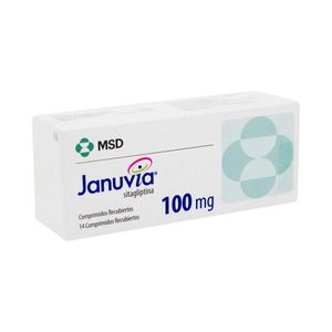 Januvia 100 mg Comprimidos - Caja 14 und