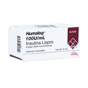 Humalog 100 ui/ml Solución Inyectable - Vial 10 ml