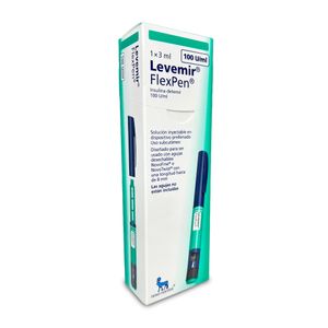 Levemir Flexpen 100 u/ml Solución Inyectable - Cartucho 3 ml