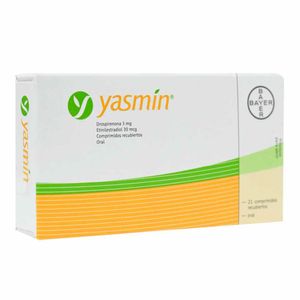 Yasmin 3 mg + 30 mcg Comprimidos - Caja 21 und