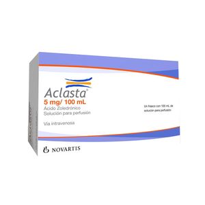 Aclasta 5 mg/100 ml Solucion Inyectable - Frasco 100 ml