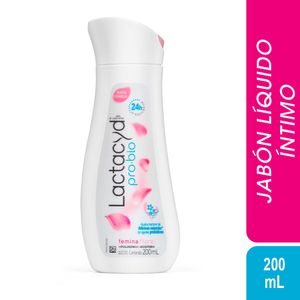 Lactacyd Pro Bio Femina Jabón Íntimo Aroma Floral - Frasco 200 ml