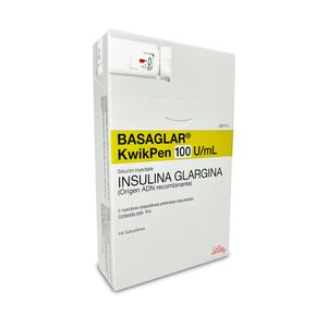 Basaglar KwikPen 100 u/ml Solución Inyectable Cartuchos - Caja 5 und