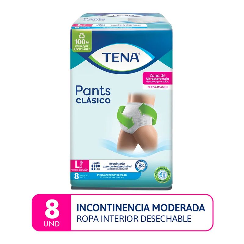 Tena-Pants-Clasico-Ropa-Interior-Desechable-Adultos-Talla-L---Bolsa-8-und