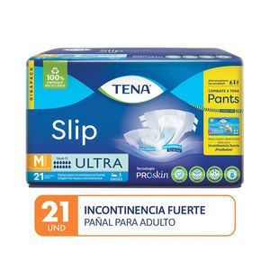 Tena Slip Ultra Pañal para Adultos Talla M - Bolsa 21 und