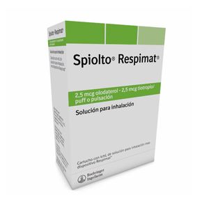 Spiolto Respimat 2.5 mcg + 2.5 mcg Solución en Aerosol para Inhalación Inhalador 30 Dosis - Frasco 4 ml