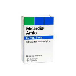 Micardis Amlo 80 mg + 5 mg Comprimidos - Caja 28 und