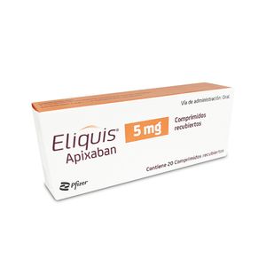 Eliquis 5 mg Comprimidos - Caja 20 und