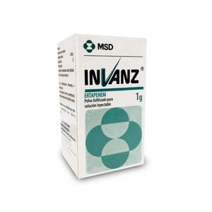 Invanz 1 g Polvo Liofilizado para Solución Inyectable - Vial 1 und