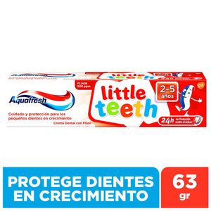 Aquafresh Little Teeth 2 a 5 Años Crema Dental - Tubo 63 g