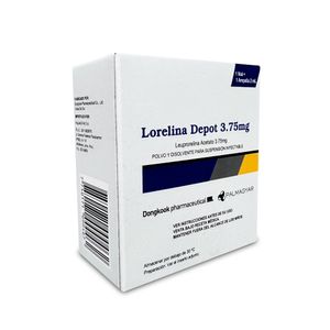 Lorelina Depot 3.75 mg Polvo para Suspensión Inyectable + Solvente - Caja 1 kit