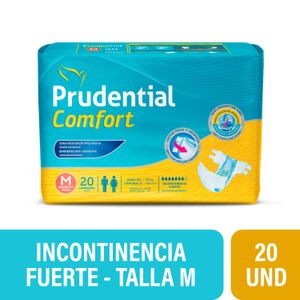 Prudential Comfort Pañales para Adulto Talla M - Bolsa 20 und