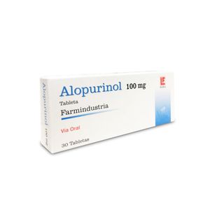 Alopurinol 100 mg FI Tabletas - Caja 30 und