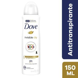 Dove Invisible Dry Antitranspirante Aerosol - Frasco 150 ml