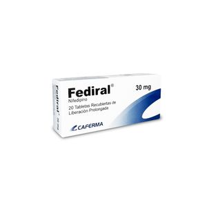 Fediral 30 mg Tabletas - Caja 20 und