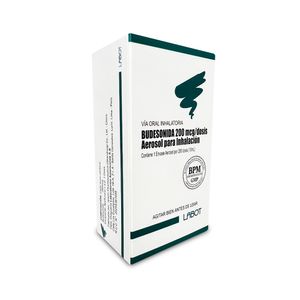 Budesonida 200 mcg LB Aerosol para Inhalación - Frasco 10 ml