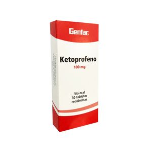 Ketoprofeno 100 mg GF Tabletas - Caja 30 und