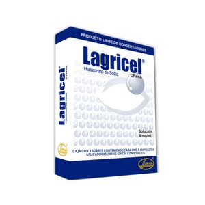 Lagricel Ofteno 4 mg/ml Solución Oftálmica en Monodosis - Caja 20 und