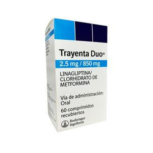 Trayenta Duo 2.5 mg + 850 mg Comprimidos - Caja 60 und