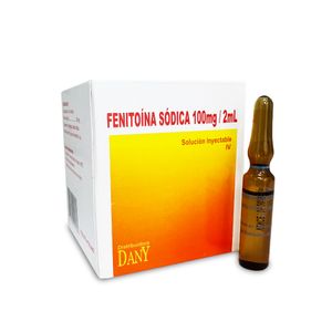 Fenitoína Sódica 100 mg/2 ml DN Solución Inyectable - Ampolla 2 ml