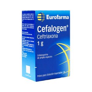 Cefalogen IM 1 g Polvo para Solución Inyectable - Vial 1 und