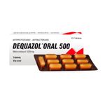 Dequazol-Oral-500-mg-Tabletas---Caja-20-und