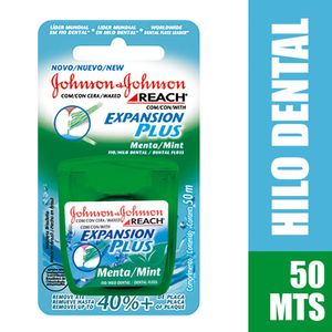 Johnson & Johnson Expansion Plus Menta Hilo Dental - Rollo 50 m