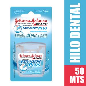 Johnson & Johnson Expansion Plus Hilo Dental - Rollo 50 m