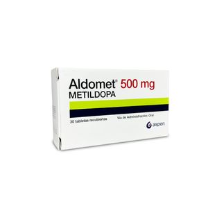 Aldomet 500 mg Tabletas - Caja 30 und