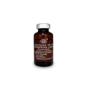 Lidocaína 2% con Epinefrina LS Solución Inyectable - Vial 20 ml