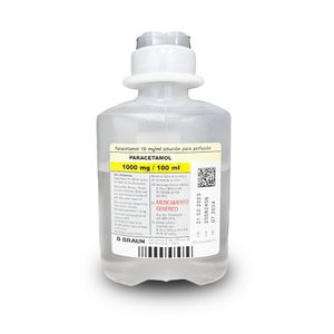 Paracetamol 10 mg/ml Solución para Perfusión - Frasco 100 ml