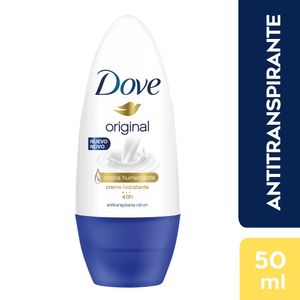 Dove Original Antitranspirante Roll On - Frasco 50 ml