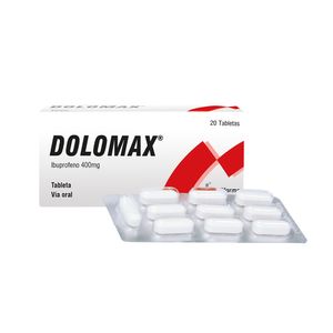 Dolomax 400 mg Tabletas - Caja 20 und