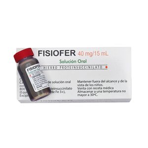 Fisiofer 40 mg/15 ml Solución Oral Viales - Caja 10 und