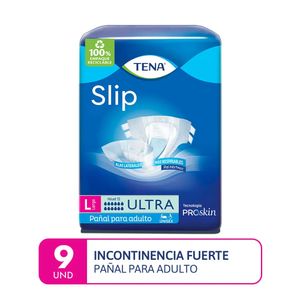 Tena Slip Ultra Pañal para Adultos Talla L - Bolsa 9 und