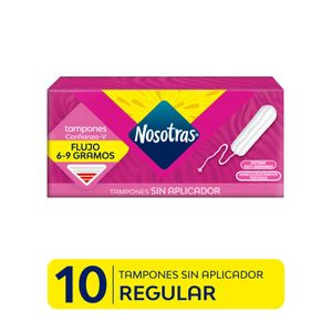 Nosotras Super Tampones Sin Aplicador - Caja 10 und