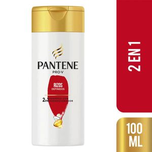 Pantene Pro V Rizos Definidos Shampoo con Acondicionador - Frasco 100 ml