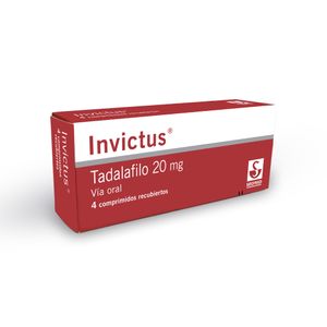 Invictus 20 mg Comprimidos - Caja 4 und