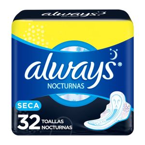 Always Noche Seca Toallas Higiénicas - Bolsa 32 und