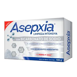 Asepxia Bicarbonato de Sodio Jabón en Barra - Barra 100 g