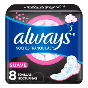 Always Noche Tranquilas Toallas Higiénicas - Bolsa 8 und