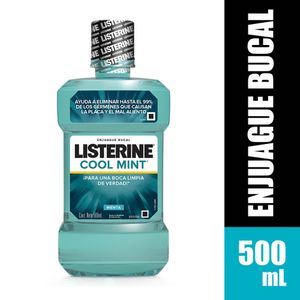 Listerine Cool Mint Enjuague Bucal - Frasco 500 ml