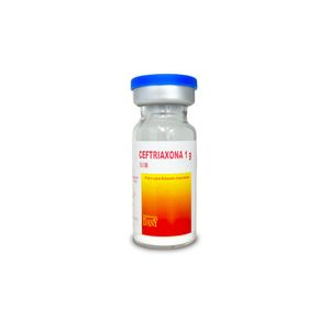 Ceftriaxona 1 g DN Polvo para Solución Inyectable - Un Vial 1 g