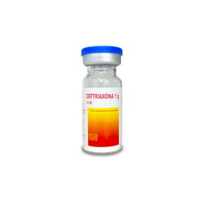 Ceftriaxona 1 g DN Polvo para Solución Inyectable - Vial 1 g